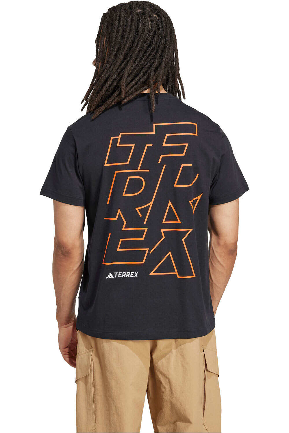 adidas camiseta montaña manga corta hombre TERREX SIGNATURE AOP vista trasera