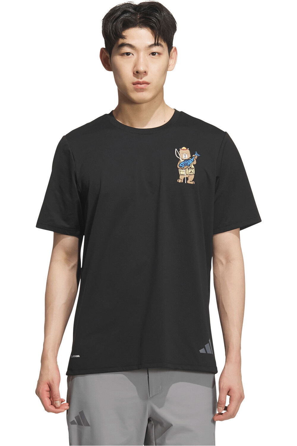 adidas camiseta montaña manga corta hombre XPLORIC CLIMACOOL EMBROIDERED vista frontal