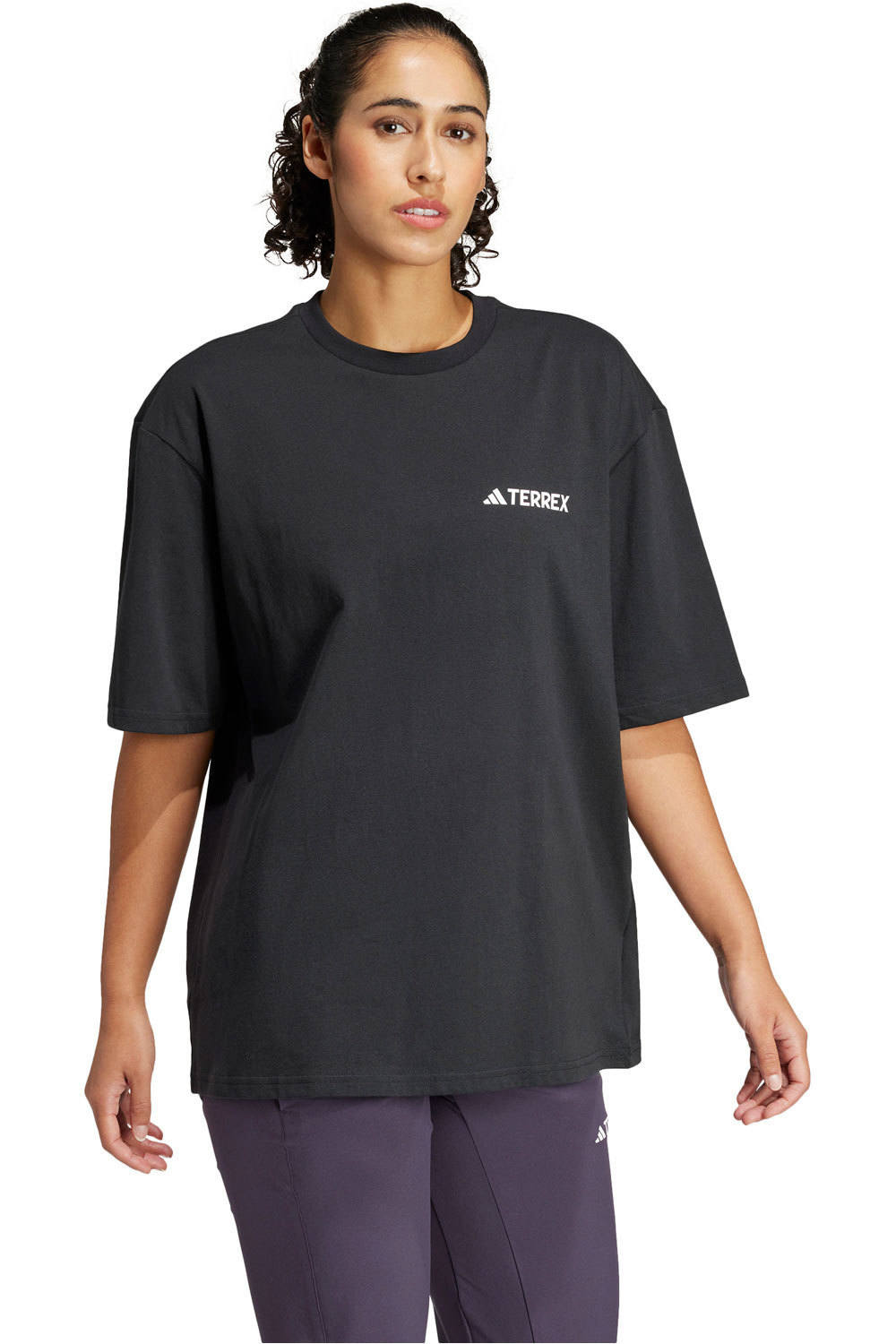 adidas camiseta montaña manga corta mujer GEONATURE W T vista detalle