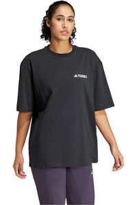 adidas camiseta montaña manga corta mujer GEONATURE W T vista detalle