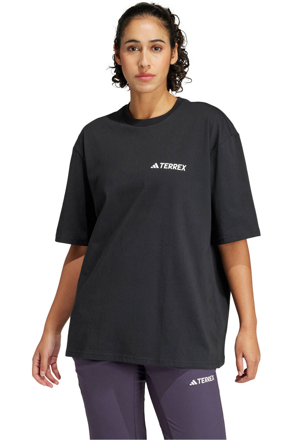 adidas camiseta montaña manga corta mujer GEONATURE W T vista frontal