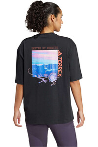 adidas camiseta montaña manga corta mujer GEONATURE W T vista trasera