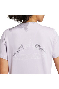adidas camiseta montaña manga corta mujer Terrex Graphic 04