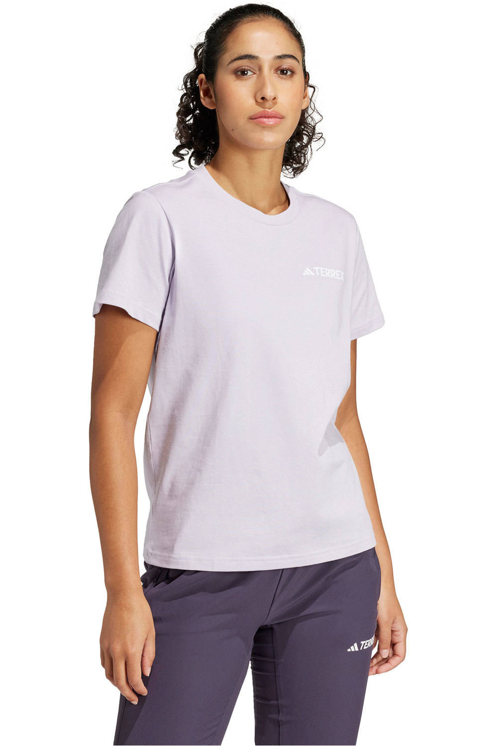adidas camiseta montaña manga corta mujer Terrex Graphic vista detalle