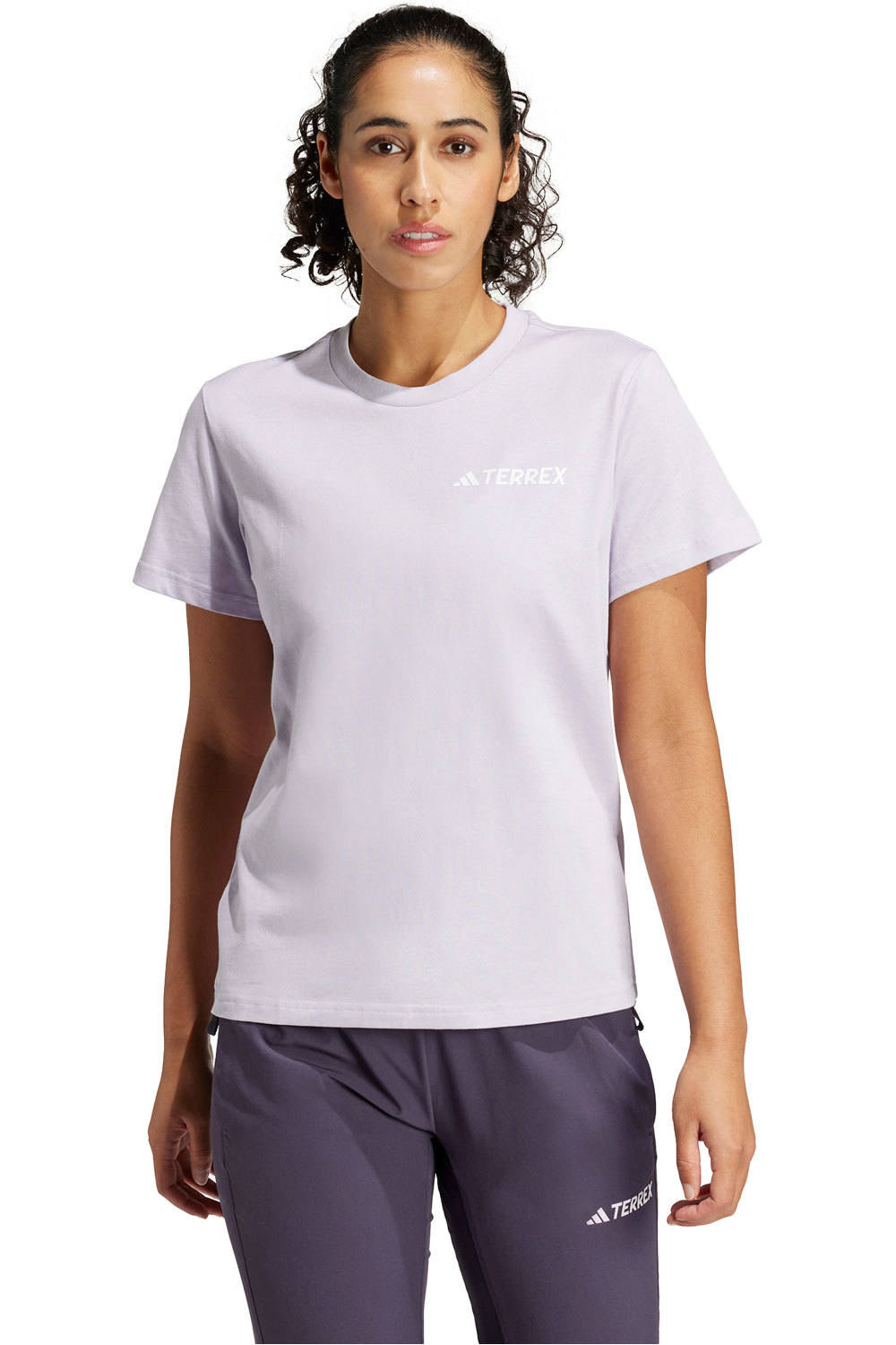 adidas camiseta montaña manga corta mujer Terrex Graphic vista frontal