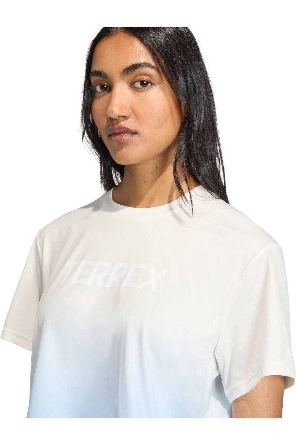 adidas camiseta montaña manga corta mujer TERREX MULTI MEADOW PACK vista detalle