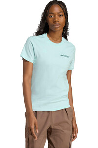 adidas camiseta montaña manga corta mujer TX MOUNTAIN TEE vista detalle