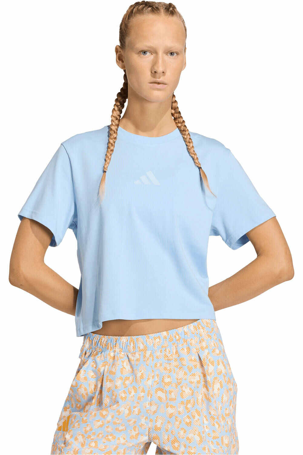 adidas camiseta montaña manga corta mujer W MT TEE MP vista frontal