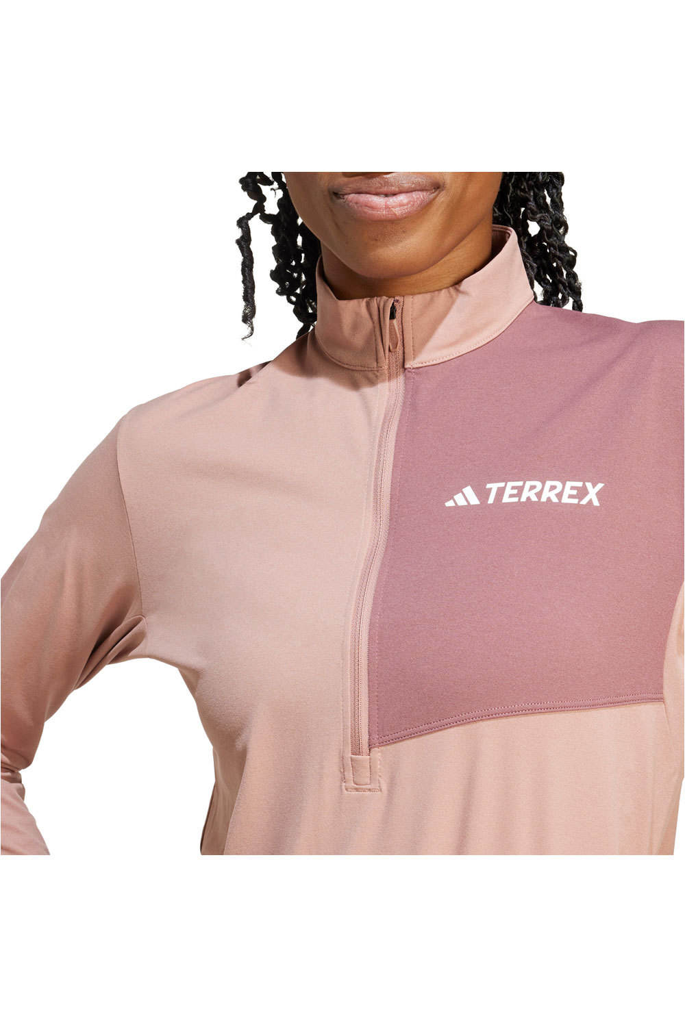 adidas camiseta montaña manga larga mujer Terrex Multi Climacool 1/2 Zip 03