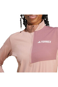 adidas camiseta montaña manga larga mujer Terrex Multi Climacool 1/2 Zip 03