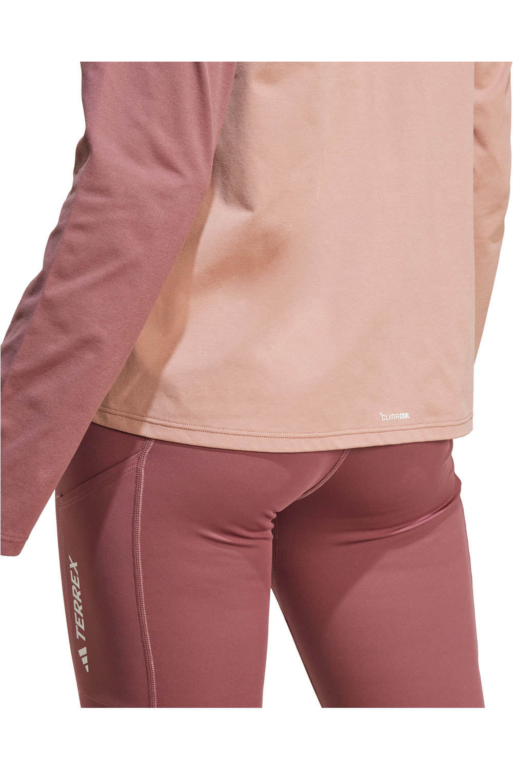 adidas camiseta montaña manga larga mujer Terrex Multi Climacool 1/2 Zip 04
