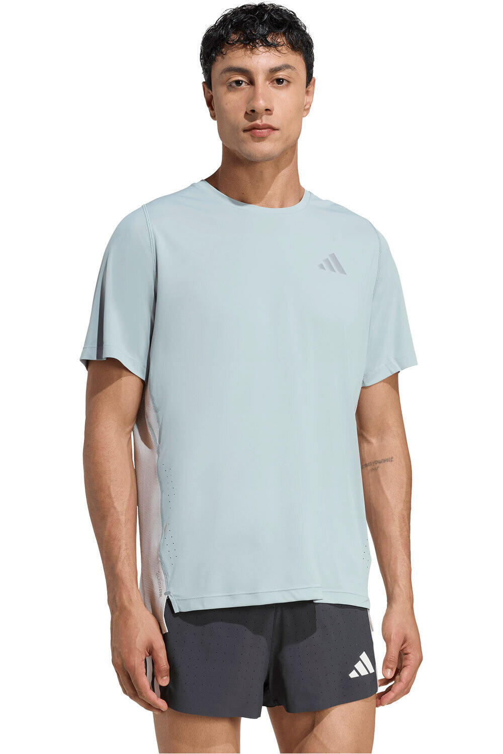 adidas camiseta técnica manga corta hombre ADI365 BZ T M vista frontal