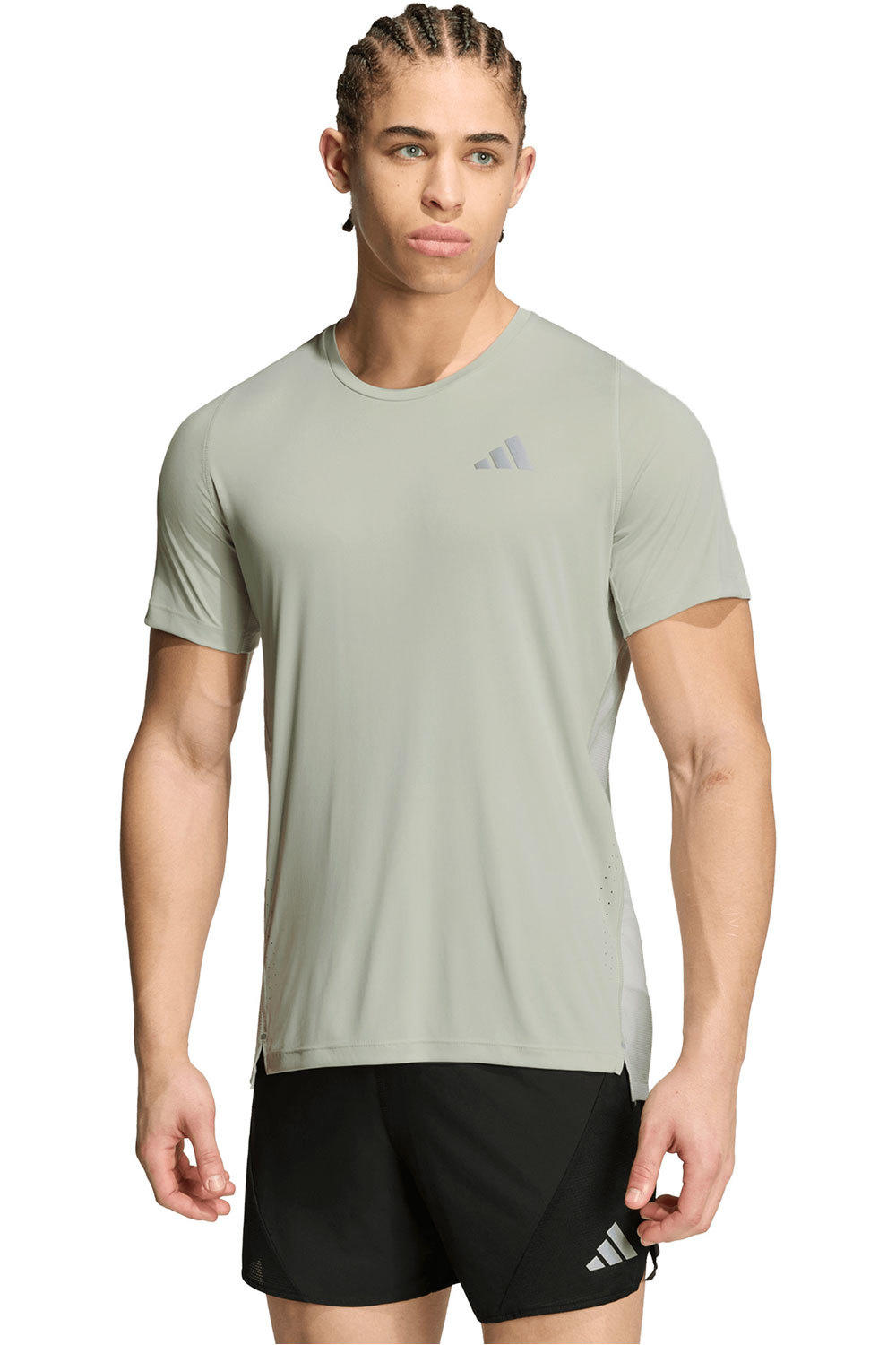 adidas camiseta técnica manga corta hombre ADI365 BZ T M vista frontal