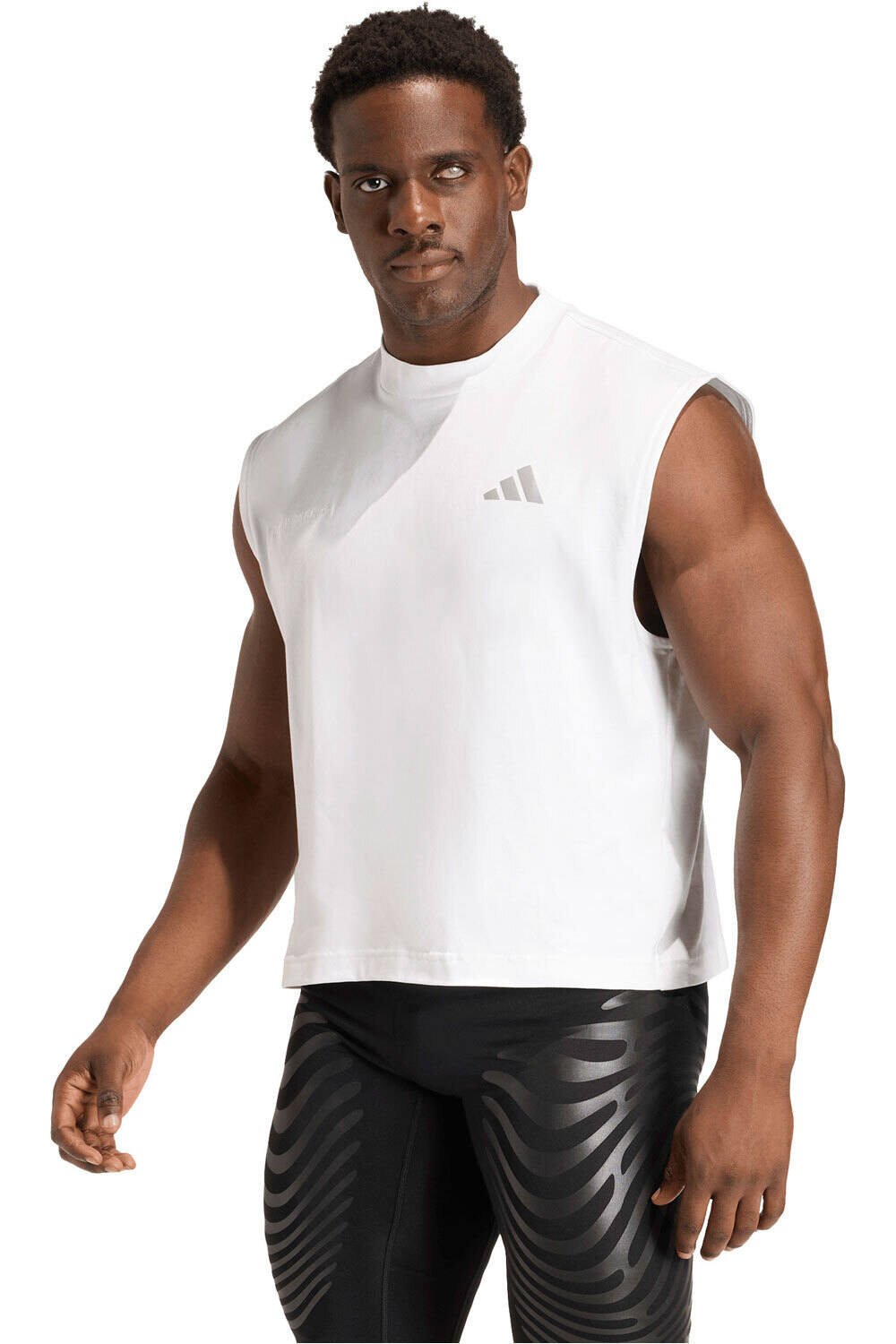 adidas camiseta técnica manga corta hombre adi365 C Tan UF vista frontal