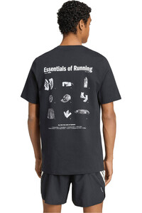 adidas camiseta técnica manga corta hombre M RUN ESS G T vista trasera