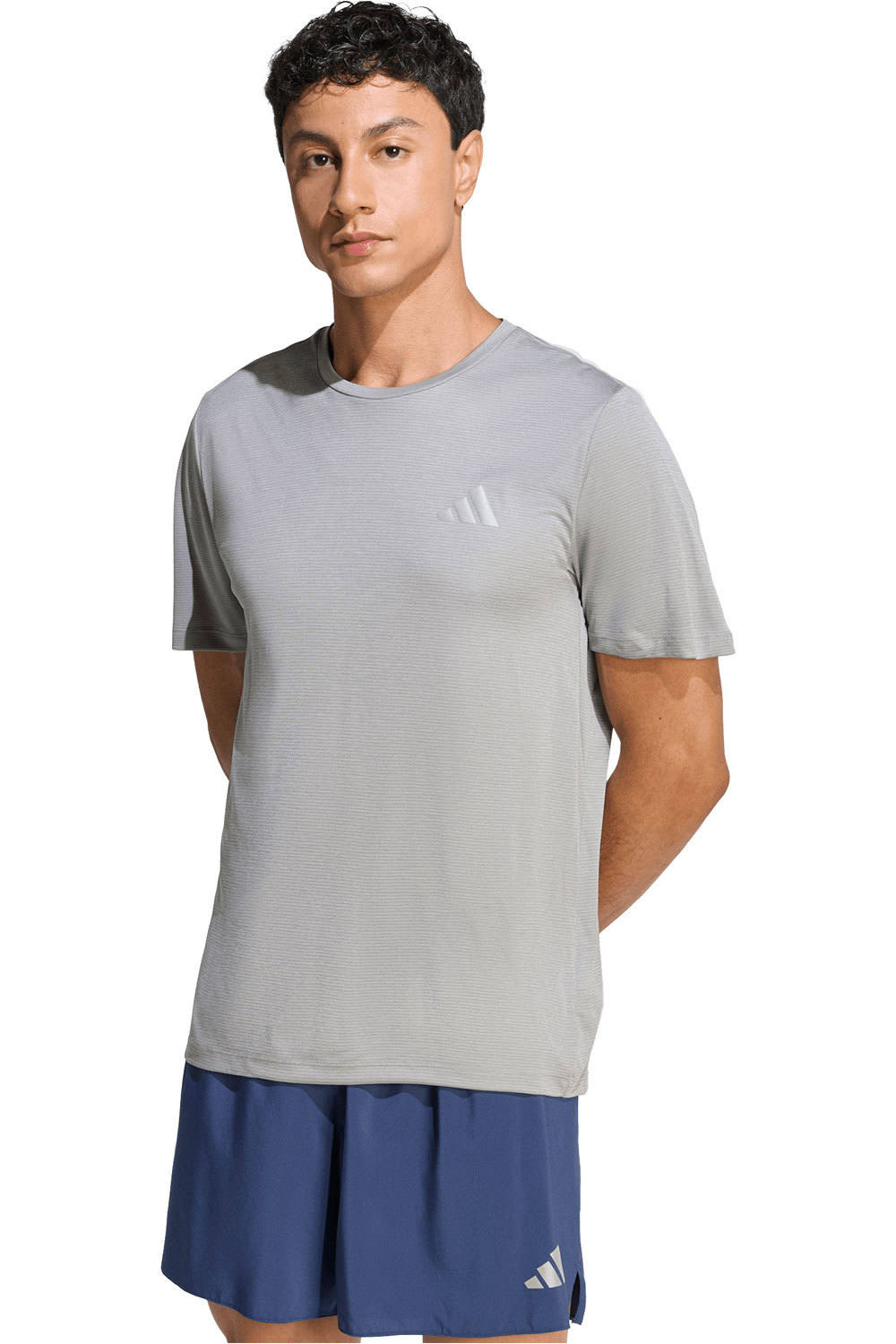 adidas camiseta técnica manga corta hombre Run Ess Tee M vista frontal