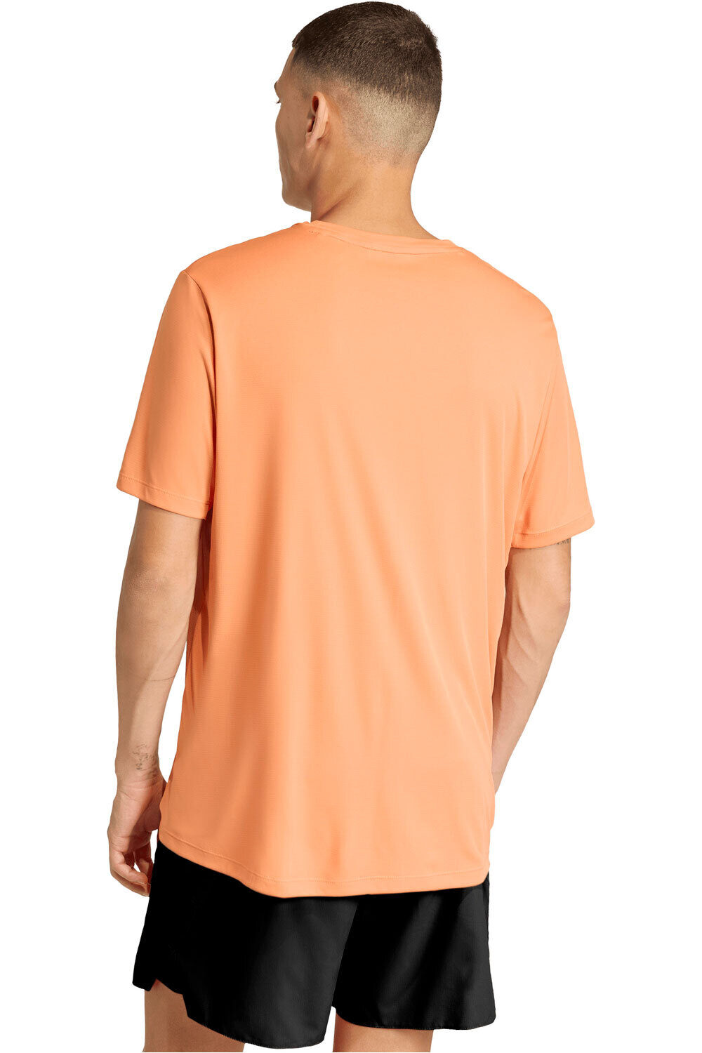 adidas camiseta técnica manga corta hombre Run Ess Tee M vista trasera