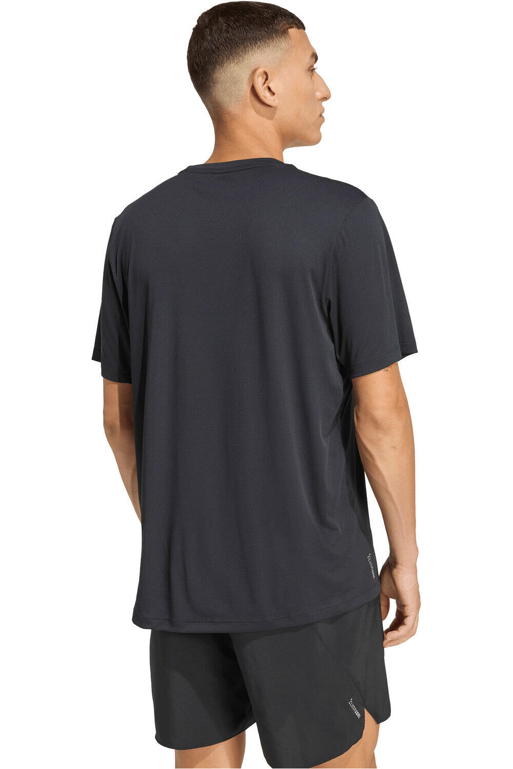 adidas camiseta técnica manga corta hombre Run Ess Tee M vista trasera