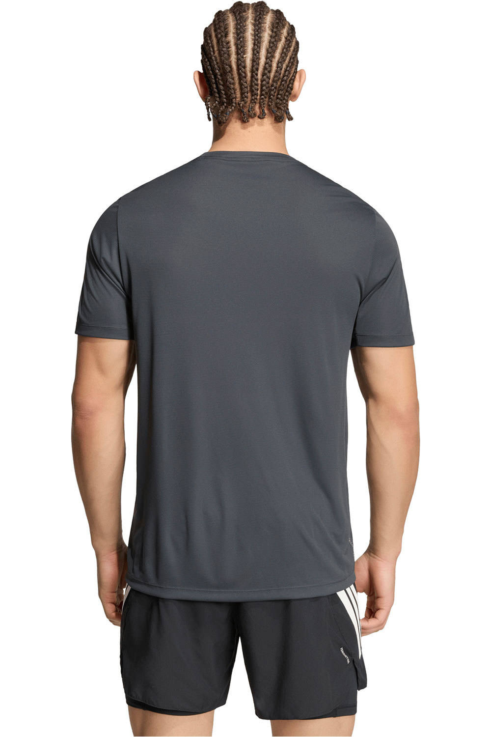 adidas camiseta técnica manga corta hombre Run Ess Tee M vista trasera