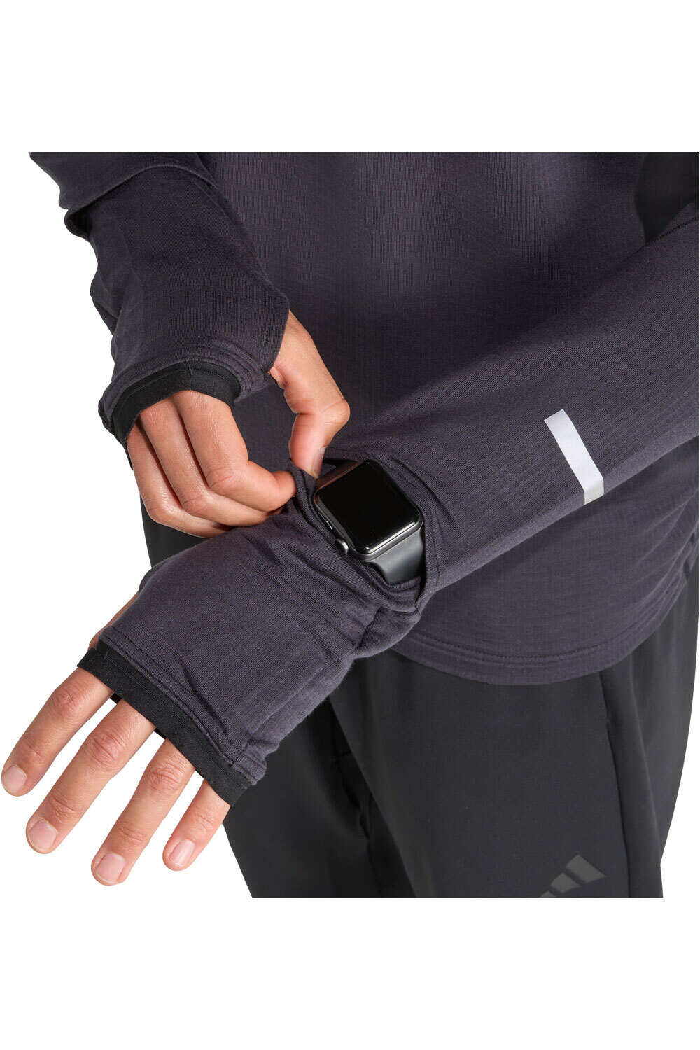 adidas camiseta técnica manga larga hombre ADI365 CLIMAWARM+ HALF-ZIP vista detalle