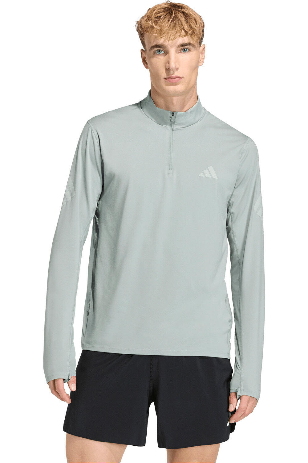 adidas camiseta técnica manga larga hombre ADI365 ICONIC vista frontal