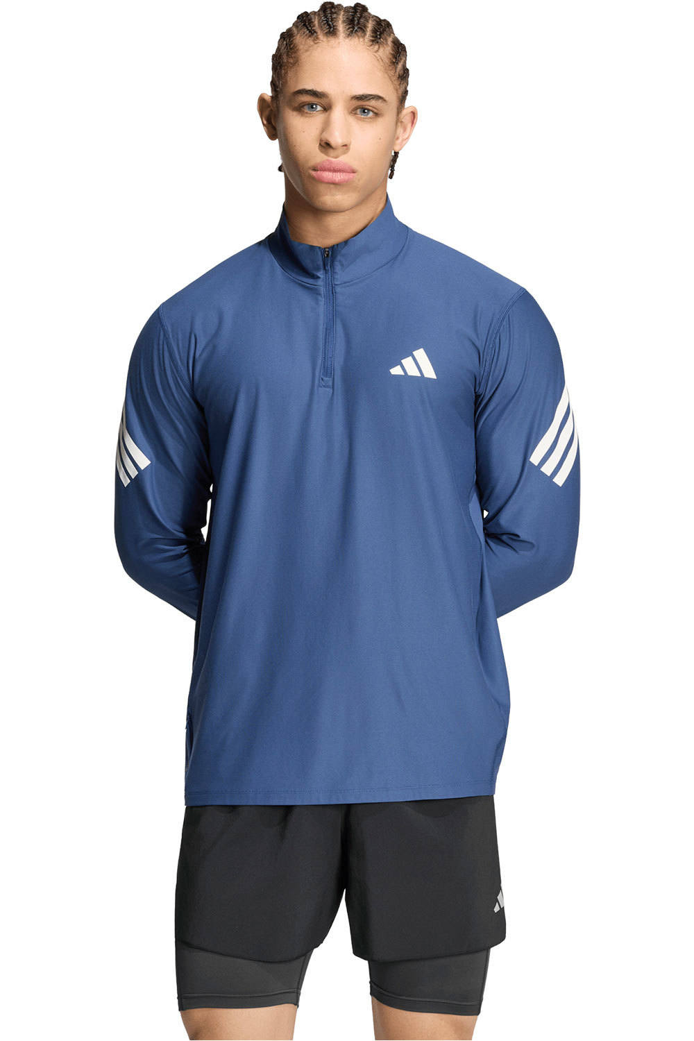 adidas camiseta técnica manga larga hombre ADI365/// ZIP M vista frontal