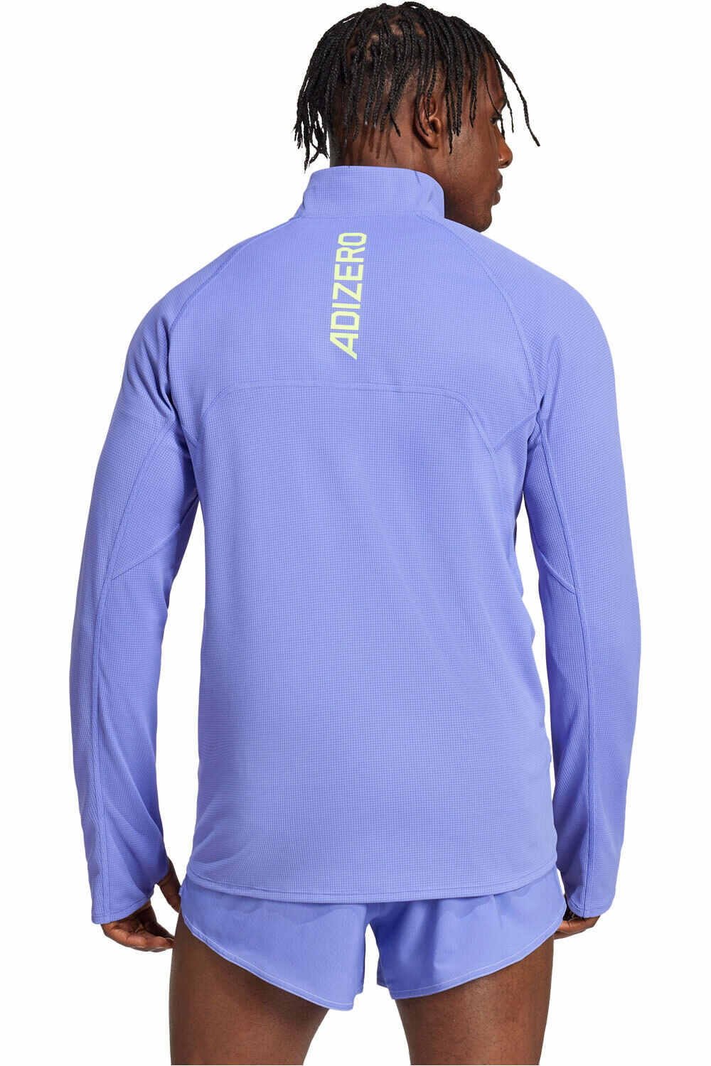 adidas camiseta técnica manga larga hombre ADIZERO 1/4 Z vista trasera