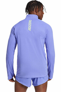 adidas camiseta técnica manga larga hombre ADIZERO 1/4 Z vista trasera