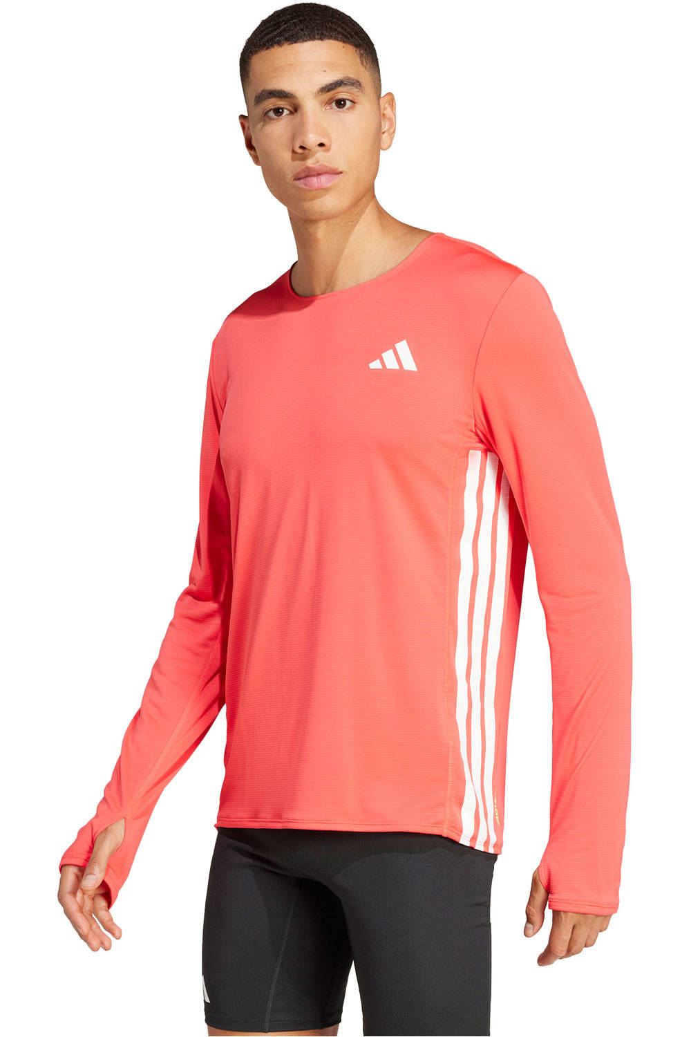 adidas camiseta técnica manga larga hombre manga larga Adizero Running vista frontal