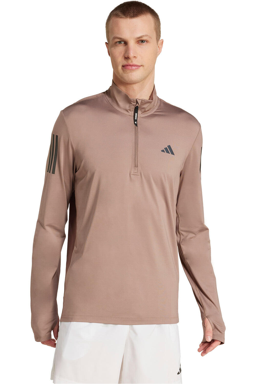 adidas camiseta técnica manga larga hombre OWN THE RUN vista frontal