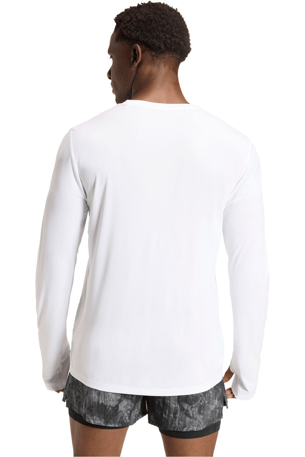 adidas camiseta técnica manga larga hombre RUNNING ADI365 ESSENTIALS vista trasera