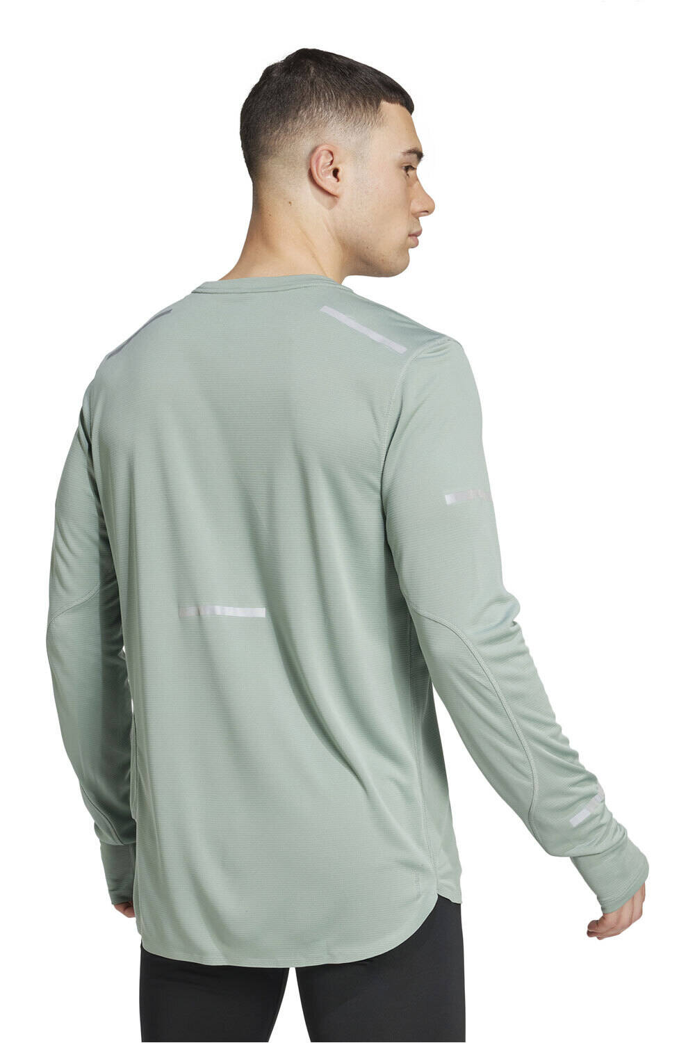 adidas camiseta técnica manga larga hombre ULT HI VIS LS M vista trasera