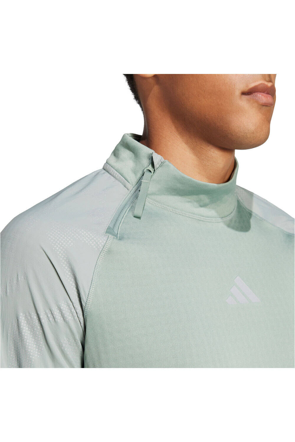 adidas camiseta técnica manga larga hombre ULT HIVIS 1/2 M vista detalle