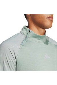 adidas camiseta técnica manga larga hombre ULT HIVIS 1/2 M vista detalle