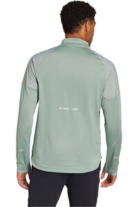 adidas camiseta técnica manga larga hombre ULT HIVIS 1/2 M vista trasera