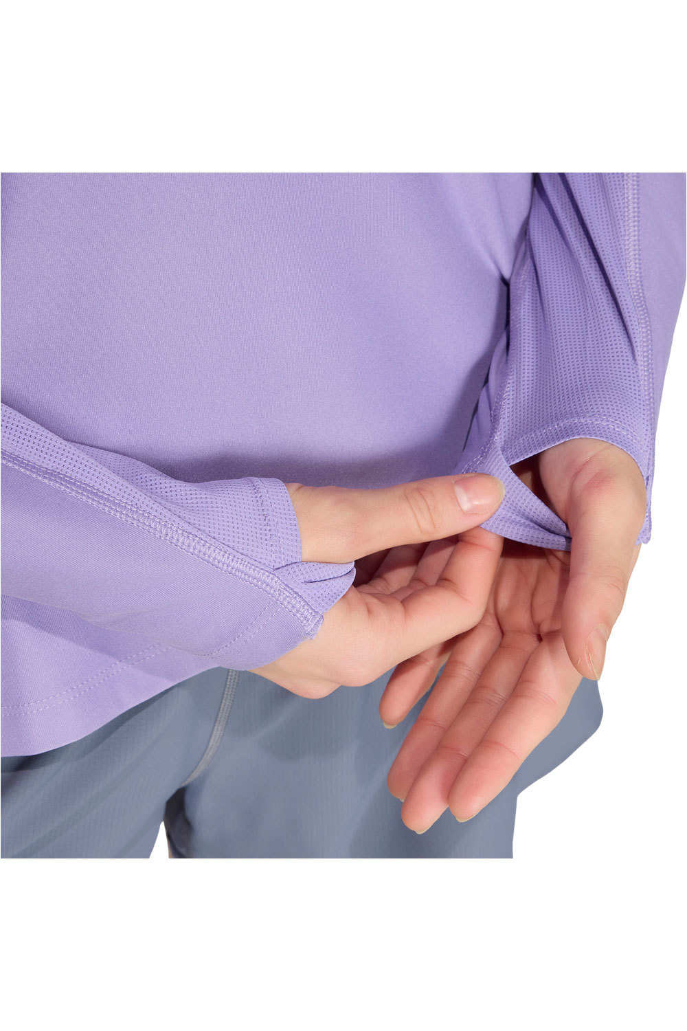 adidas camiseta técnica manga larga mujer ADI365/// ZIP W 03