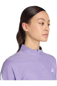 adidas camiseta técnica manga larga mujer ADI365/// ZIP W vista detalle