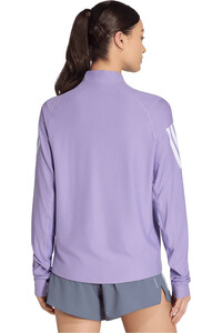 adidas camiseta técnica manga larga mujer ADI365/// ZIP W vista trasera