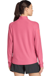 adidas camiseta técnica manga larga mujer ADI365/// ZIP W vista trasera