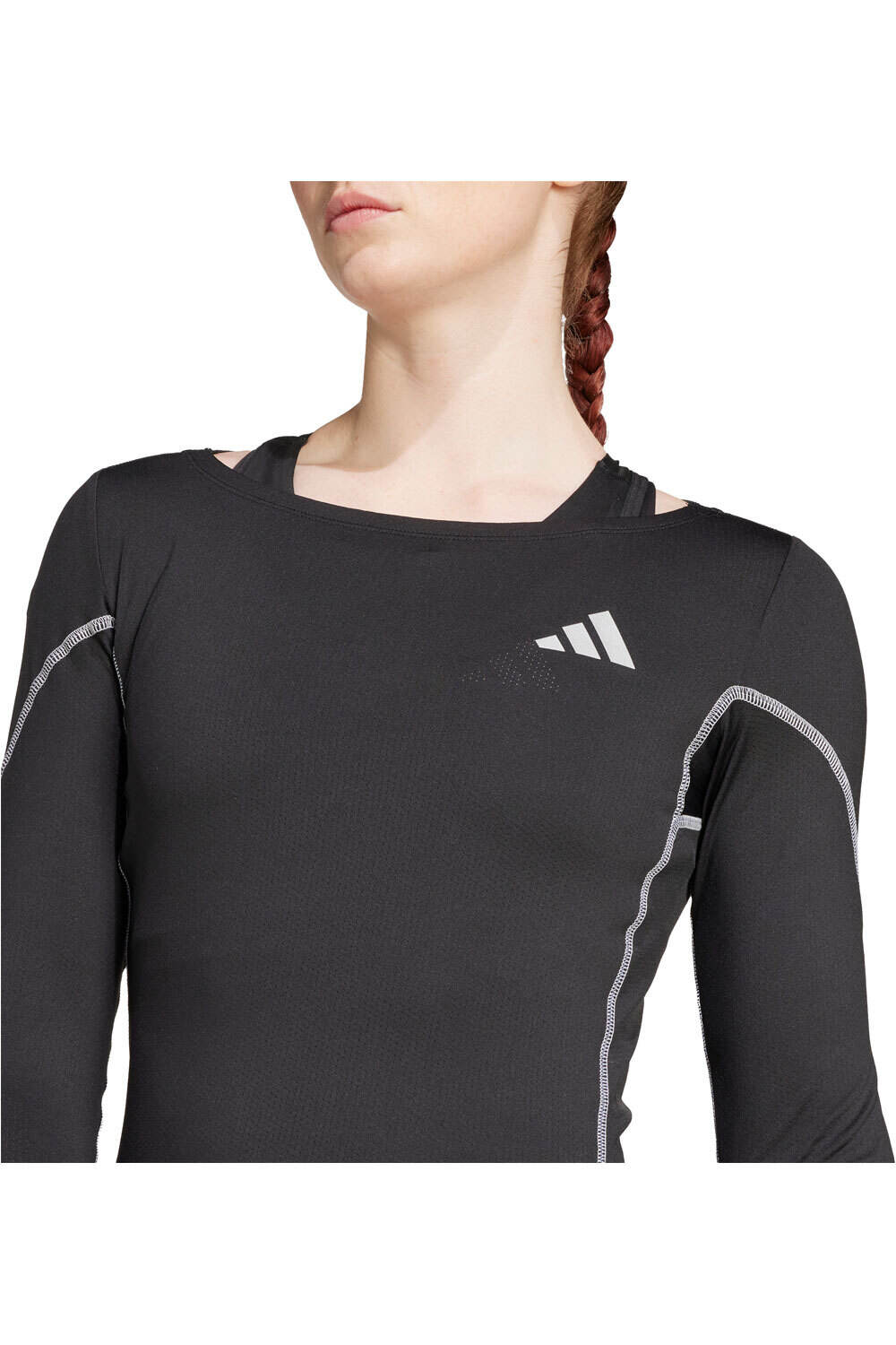 adidas camiseta técnica manga larga mujer ADIZERO BTN 03
