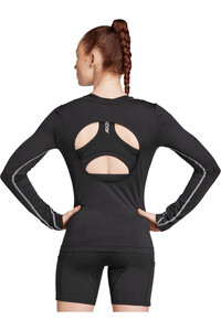 adidas camiseta técnica manga larga mujer ADIZERO BTN vista trasera