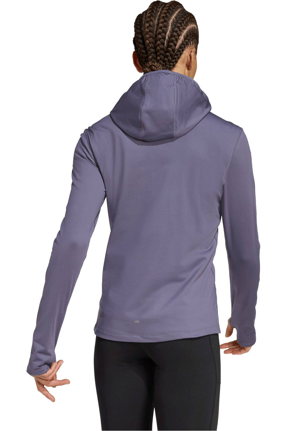 adidas camiseta técnica manga larga mujer OWN THE RUN WINTERIZED vista trasera