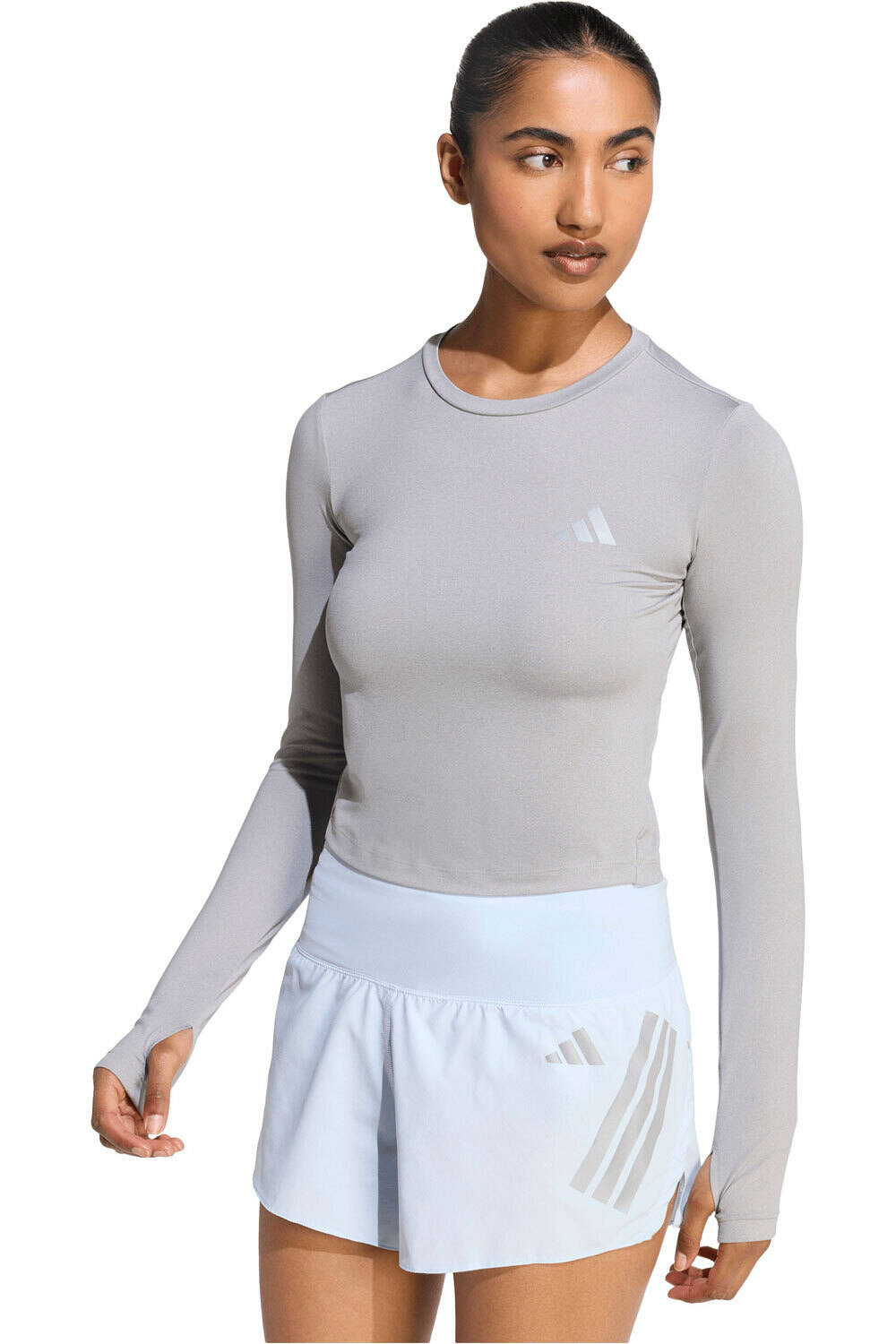 adidas camiseta técnica manga larga mujer RUNNING ADI365 ESSENTIALS vista frontal