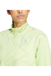 adidas camiseta técnica manga larga mujer ULT HIVIS 1/2 W vista detalle