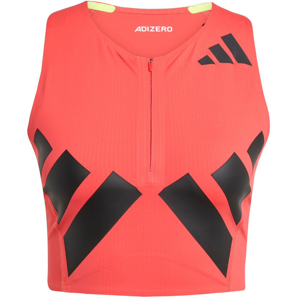 adidas camiseta técnica tirantes mujer Adizero Road to Records Crop Top 04