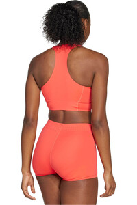 adidas camiseta técnica tirantes mujer Adizero Road to Records Crop Top vista trasera