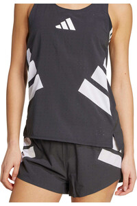 adidas camiseta técnica tirantes mujer Adizero Road to Records vista detalle