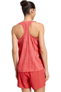 adidas camiseta técnica tirantes mujer ADIZERO vista trasera