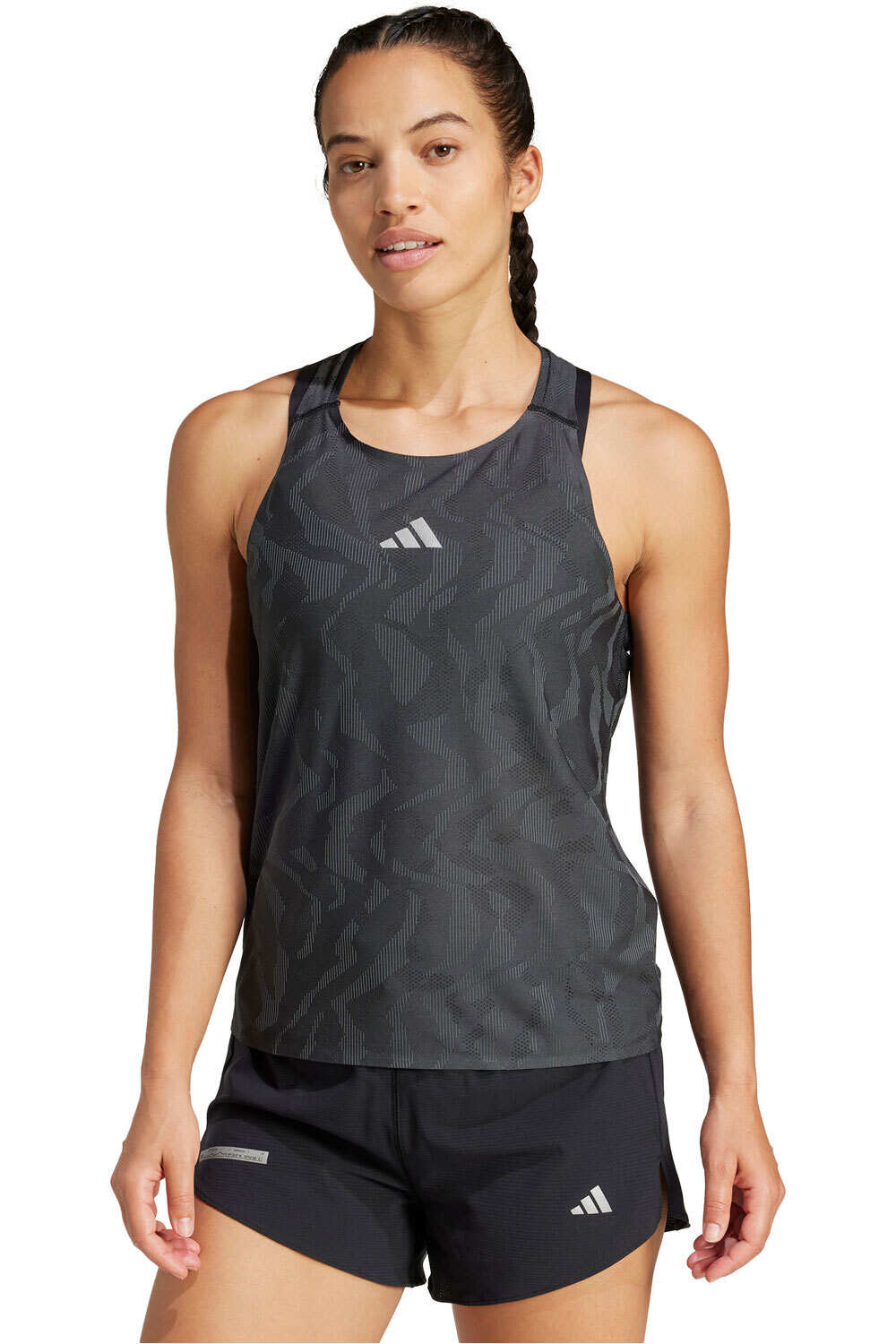 adidas camiseta técnica tirantes mujer ULT ENG TANK W vista frontal