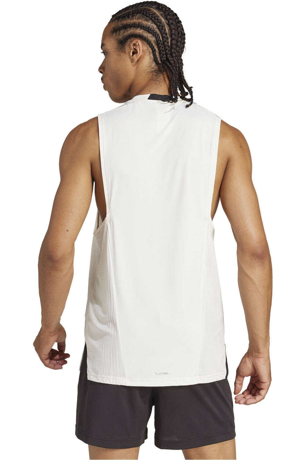adidas camiseta tirantes fitness hombre D4T INT. TANK vista trasera